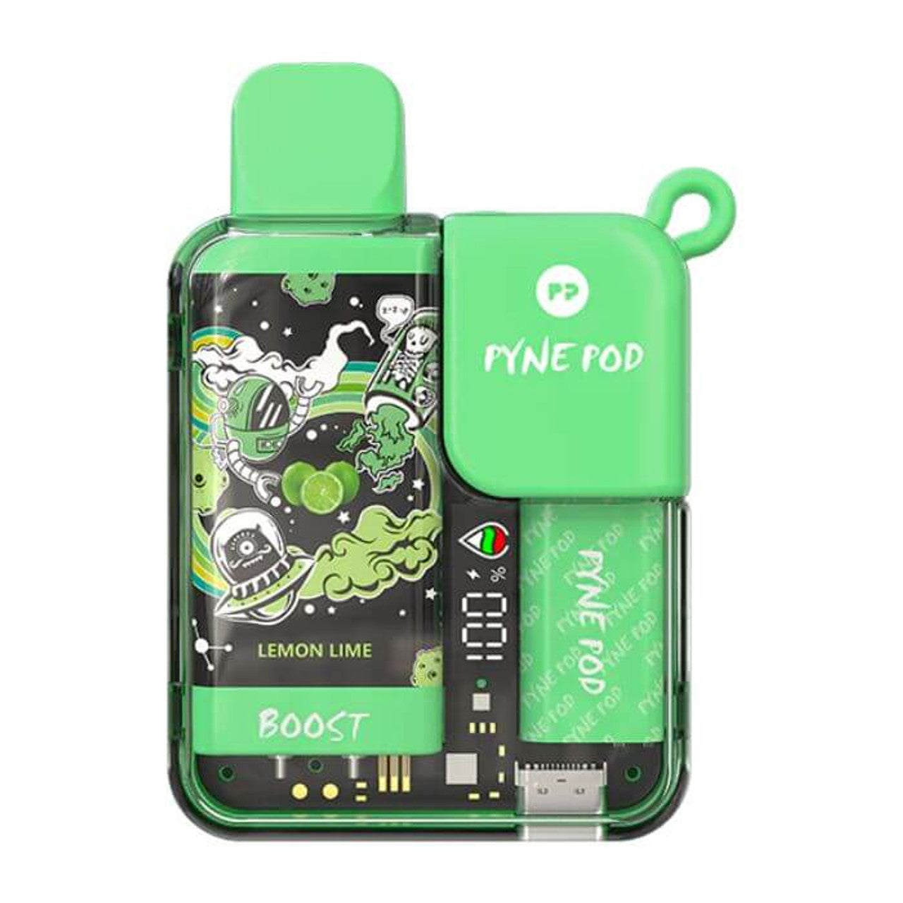 Lemon Lime Disposable Vape - Pyne Pod Boost 8500